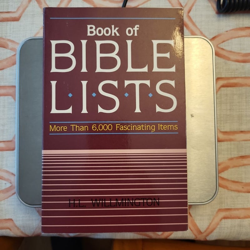 Willmington's Book of Bible Lists