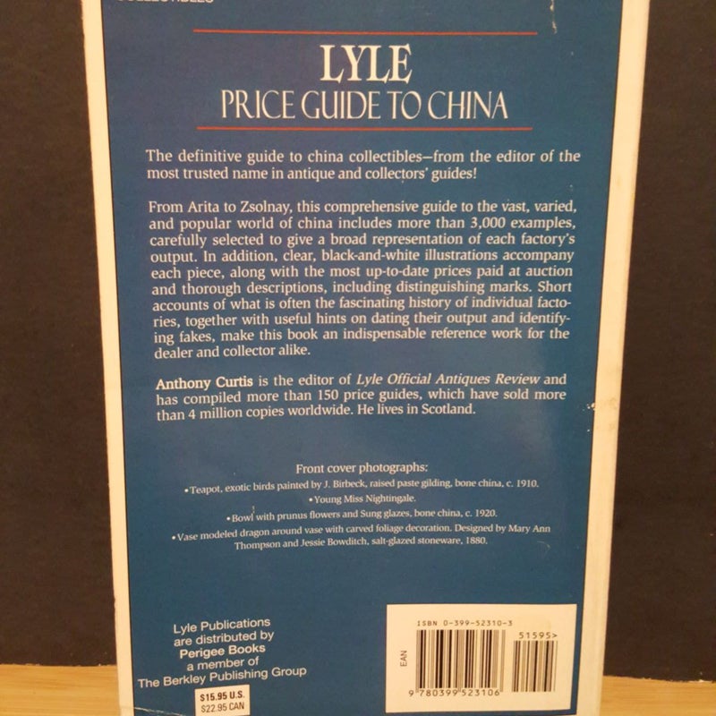 Lyle price guide to China