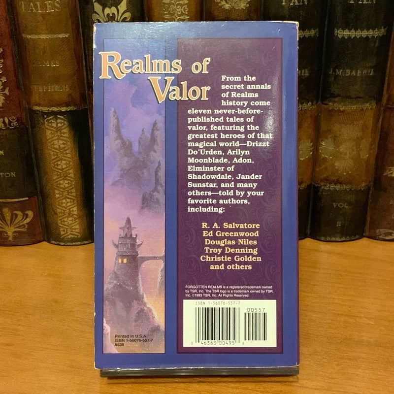 Forgotten Realms: Realms of Valor, Anthology, First Edition First Printing