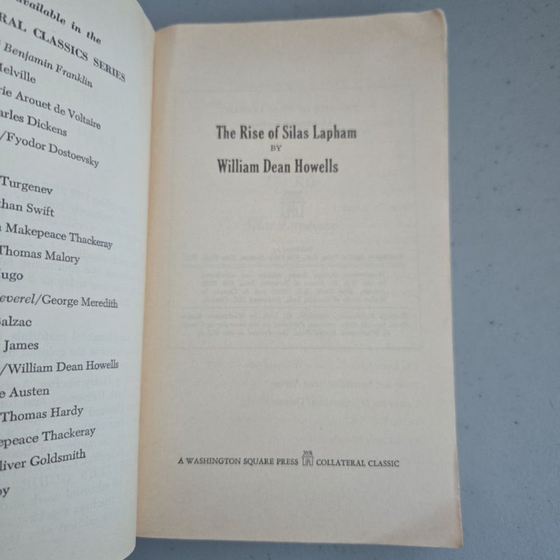 The Rise Of Silas Lapham