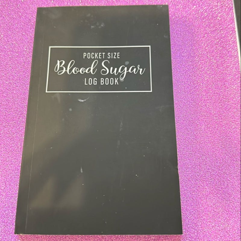 Blood Sugar Log Book Pocket Size