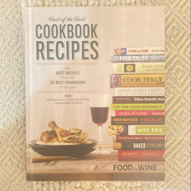 Food and Wine Best of the Best Cookbook Recipes