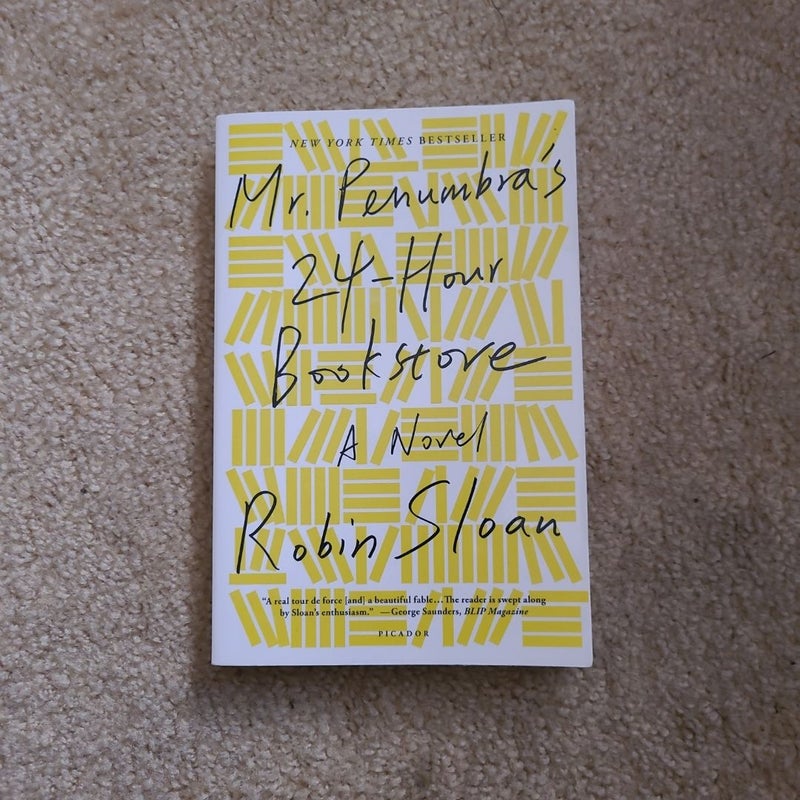 Mr. Penumbra's 24-Hour Bookstore