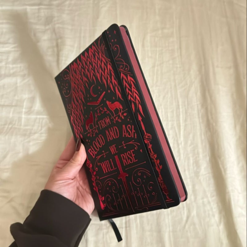 From Blood and Ash reading journal (FairyLoot exclusive)