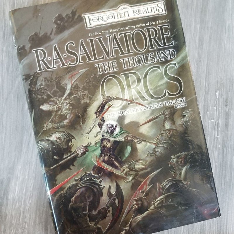 (3) D&D FORGOTTON REALMS “THE HUNTER'S BLADES” TRILOGY R.A. SALVATORE 1ST ED. HC