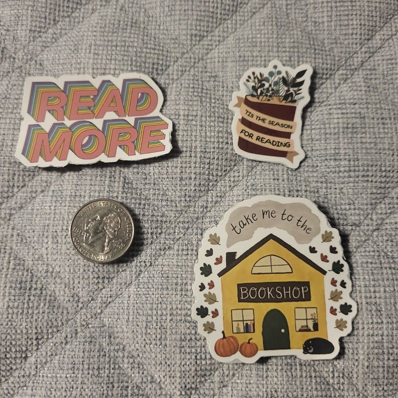 Book themed magnets 15 pack!