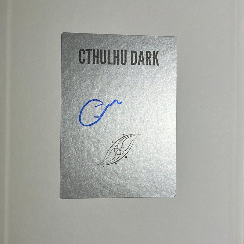 Cthulhu Dark RPG Leatherbound Signed Edition