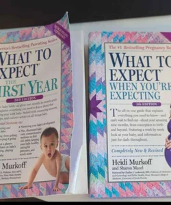 What to expect book set - expecting and first year