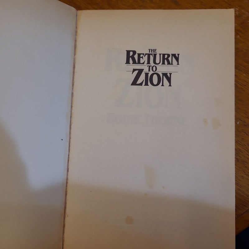 The Return to Zion