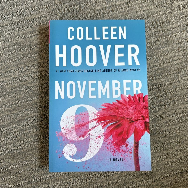 November 9, Colleen Hoover