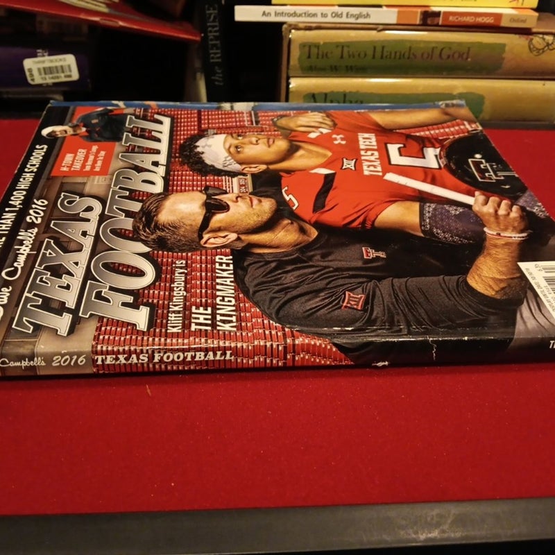 Rare: Patrick Mahomes 2016 Texas Football cover Magazine