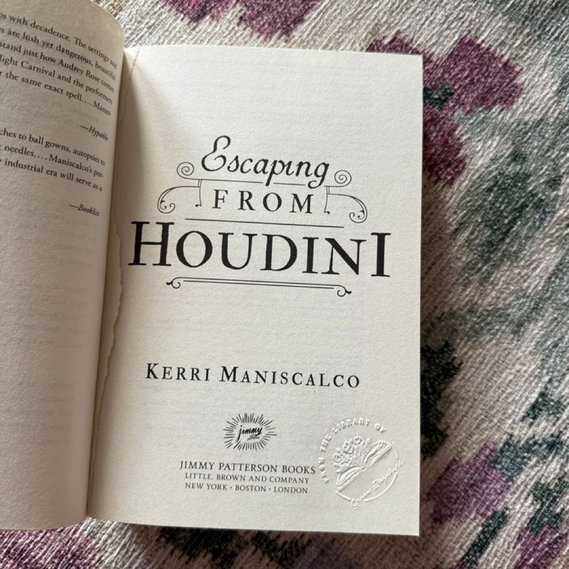 Escaping from Houdini 