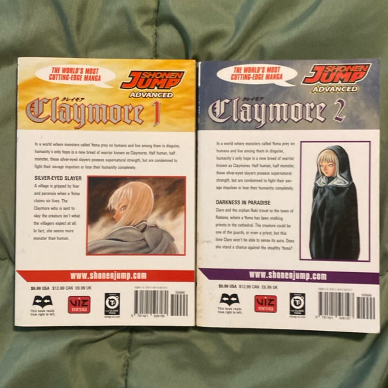 Claymore, Vol. 1-3 & 5-6