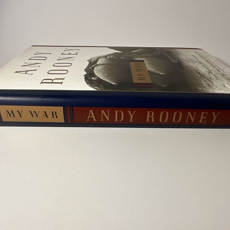 My War by Andy Rooney Foreword By Tom Brokaw Hardcover Very Good