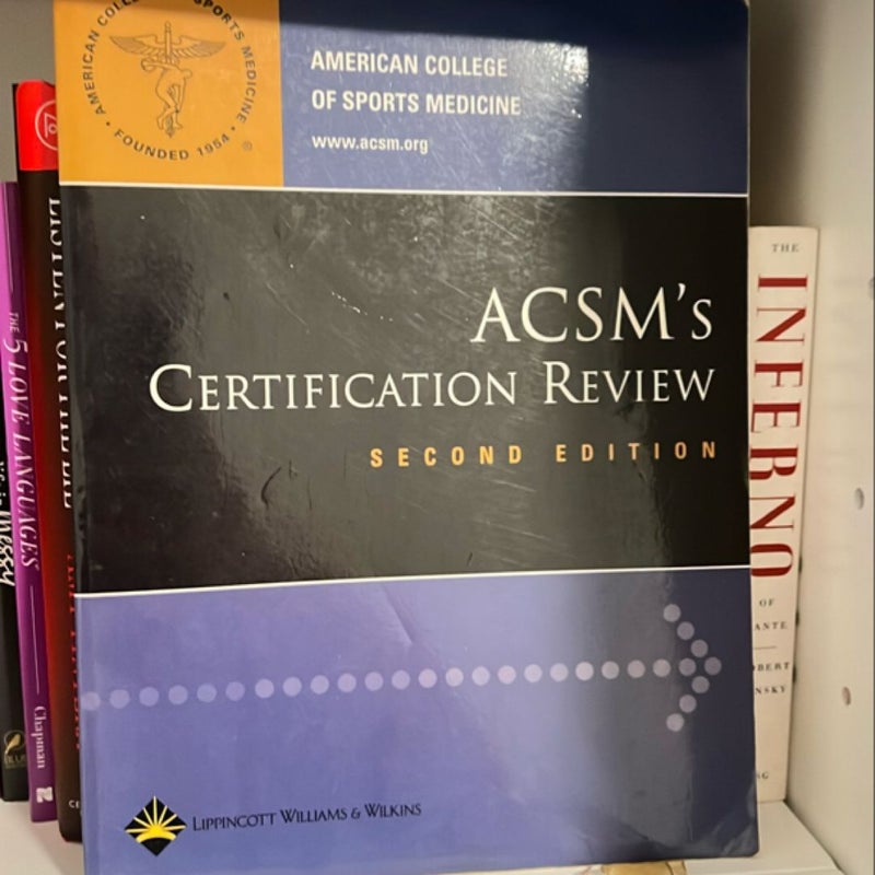 ACSM's Certification Review