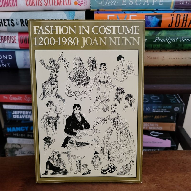 VINTAGE 1990 Fashion In Costume 1200-1980 by Joan Nunn