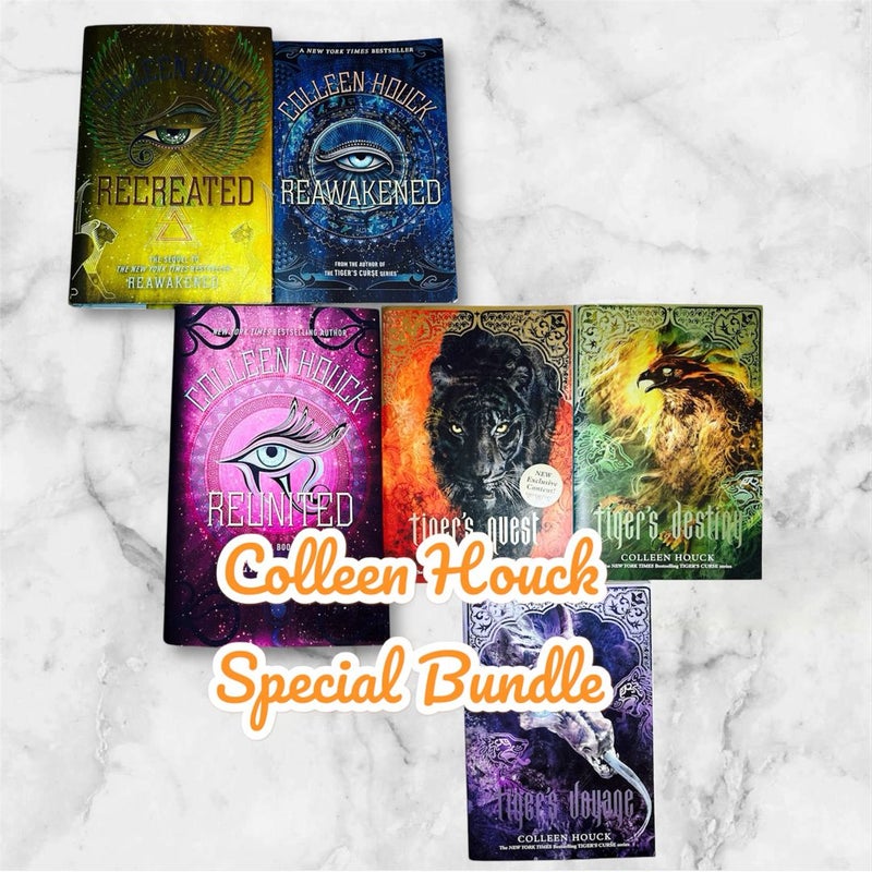 ⭐️ Colleen Houck Bundle ⭐️ • Reawakened Trilogy & Tigers Curse Books 2, 3, & 4