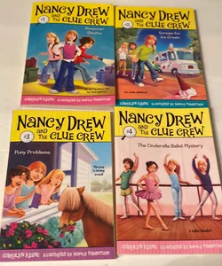 Nancy Drew and the Clue Crew #1, 2, 3 & 4 