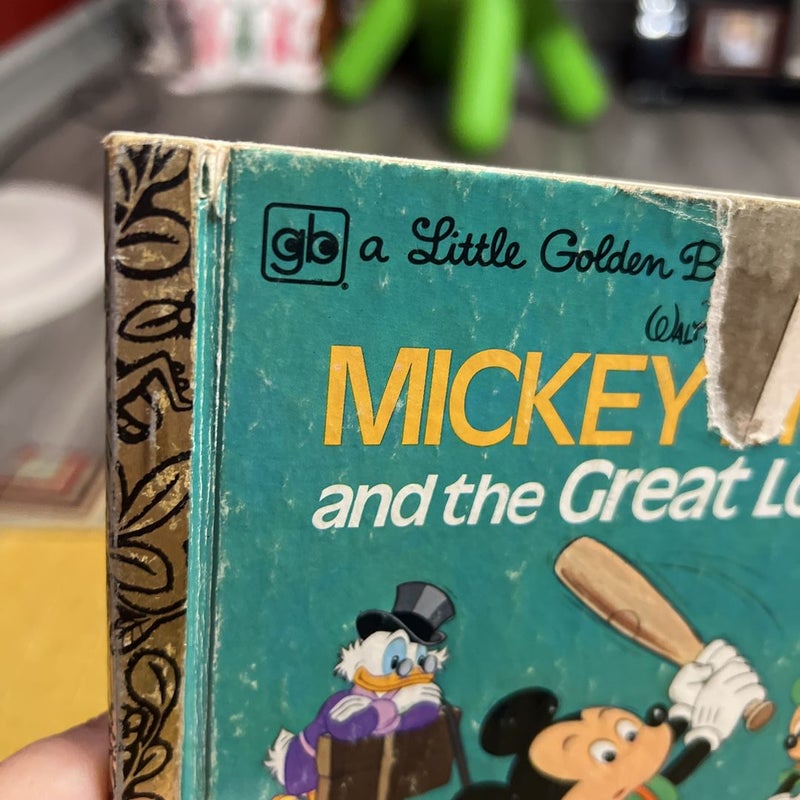 Mickey Mouse and the Great Lot Plot (Disney) - Little Golden Book