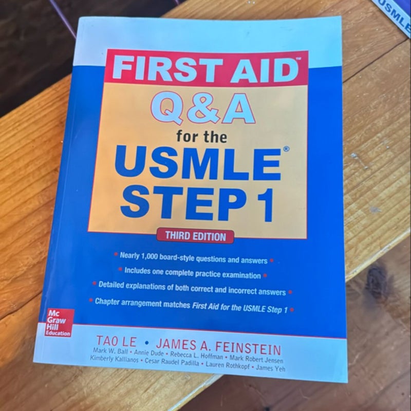 First Aid Q&a for the USMLE Step 1, Third Edition