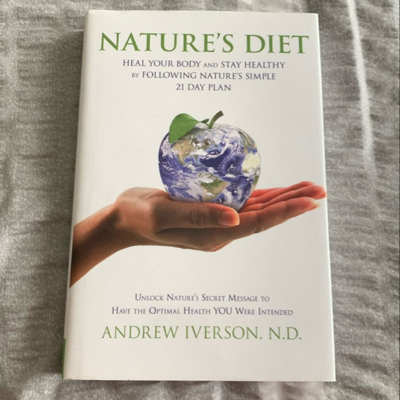 Nature's Diet; Nature’s Diet Cookbook & Meal Planner bundle