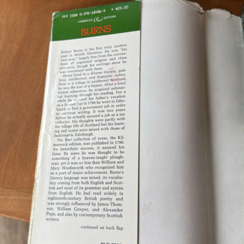 The Poetical Works of Burns