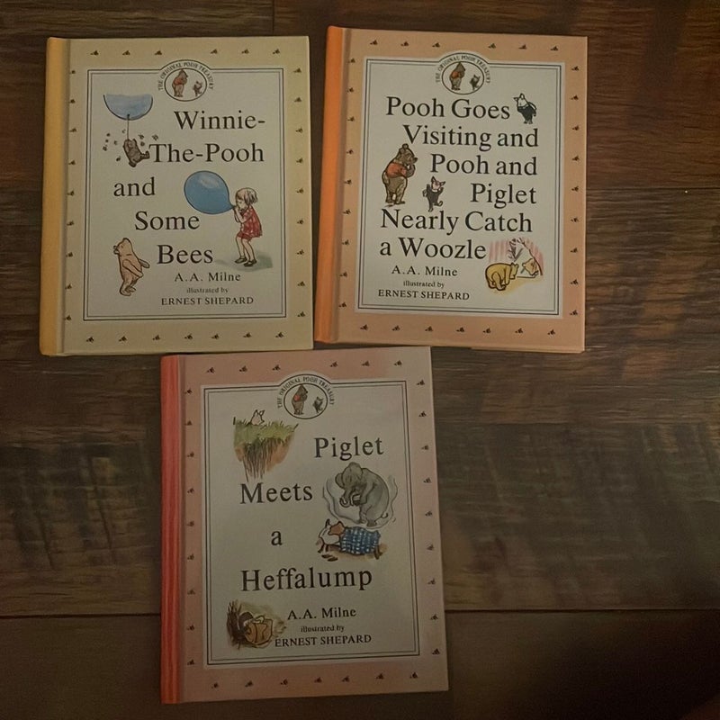 A.A Milne Winnie the Pooh set of 3 