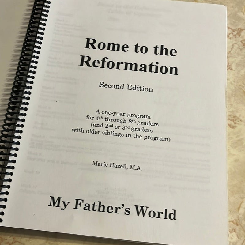 My Father’s World: Rome to the Reformation