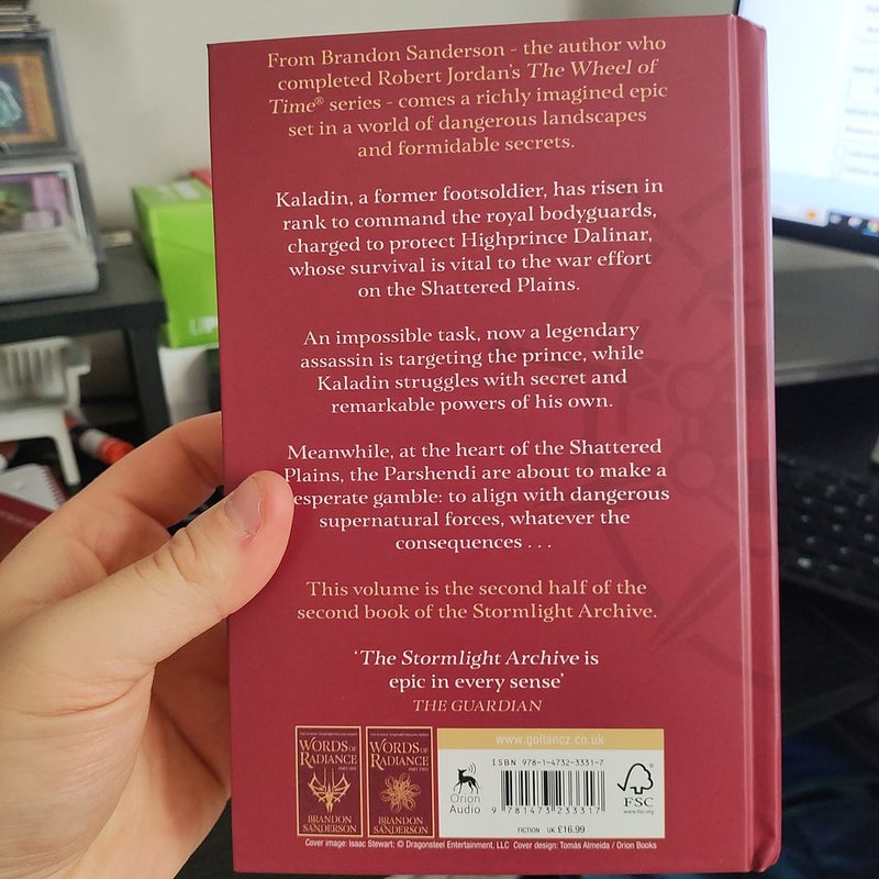 Words of Radiance Part One & Two