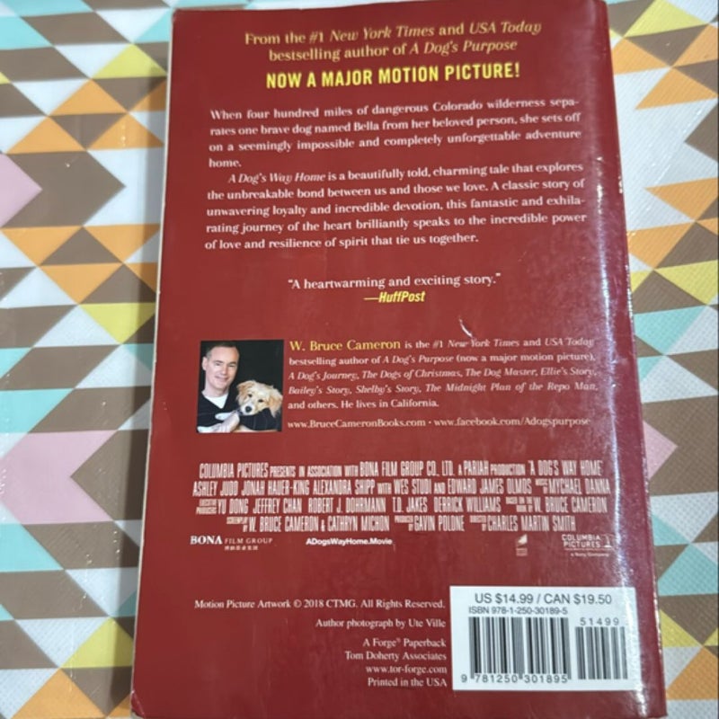 A Dog's Way Home Movie Tie-In