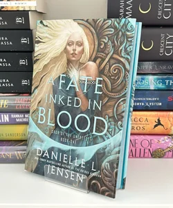 A Fate Inked in Blood (with the limited first edition sprayed edges)