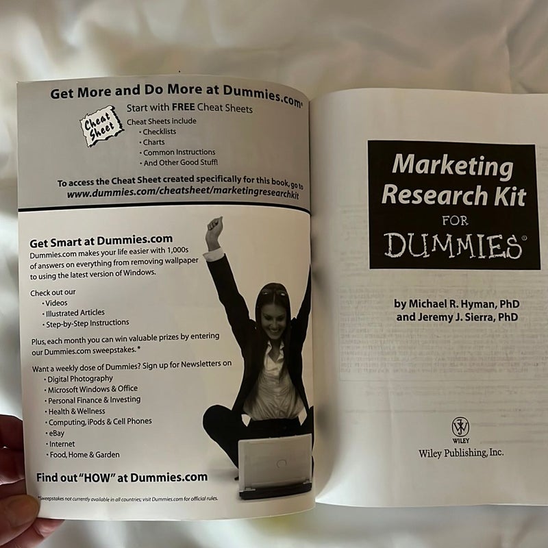 Marketing Research Kit for Dummies