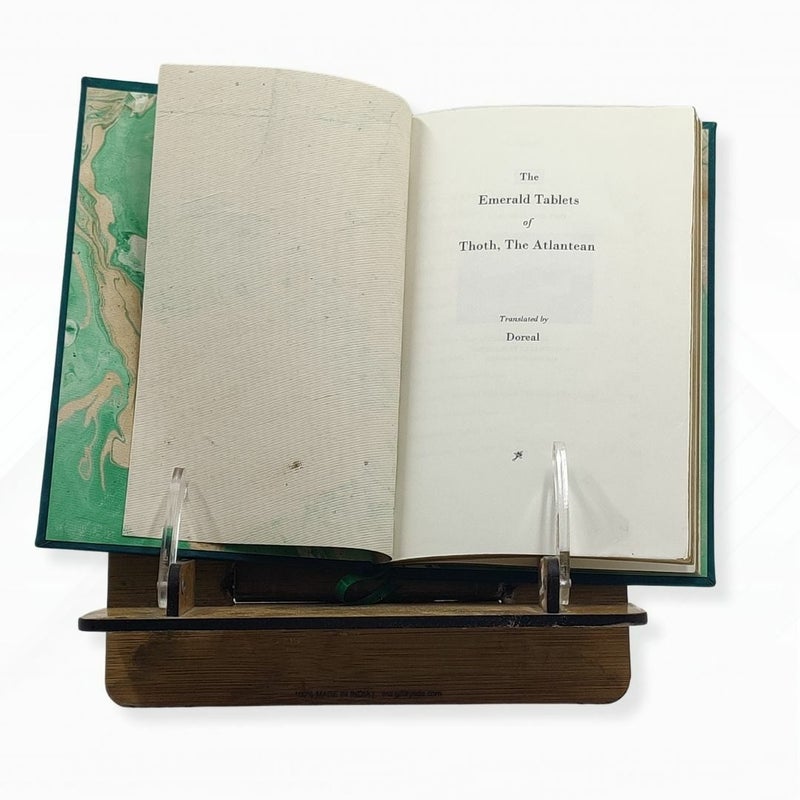 The Emerald Tablets of Thoth The Atlantean By Maurice Doreal Leather-Bound Edition