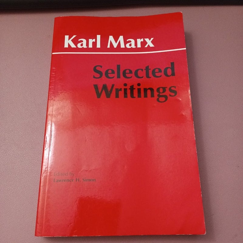 Marx: Selected Writings