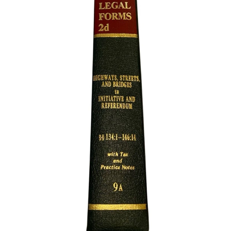 American Jurisprudence Legal Forms 2d Hardcover Book