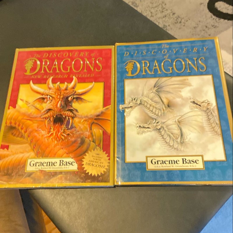 Discovery of dragons Red and Blue