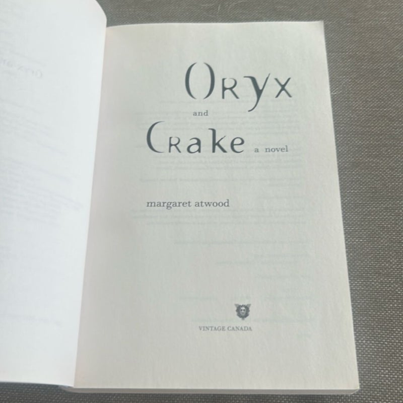 Oryx and Crake