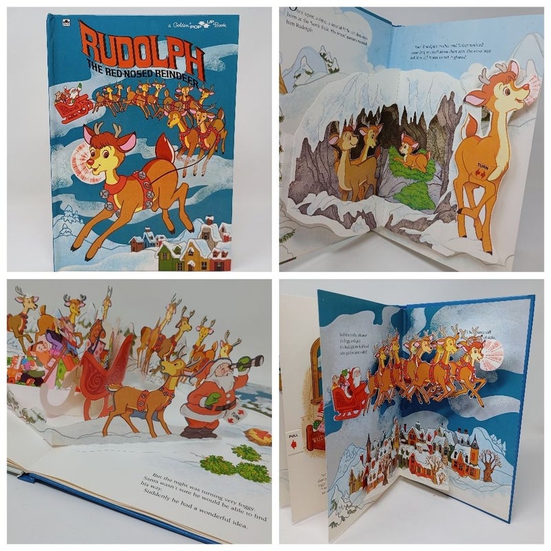 Rudolph the Red Nosed Reindeer Golden Pop-Up book