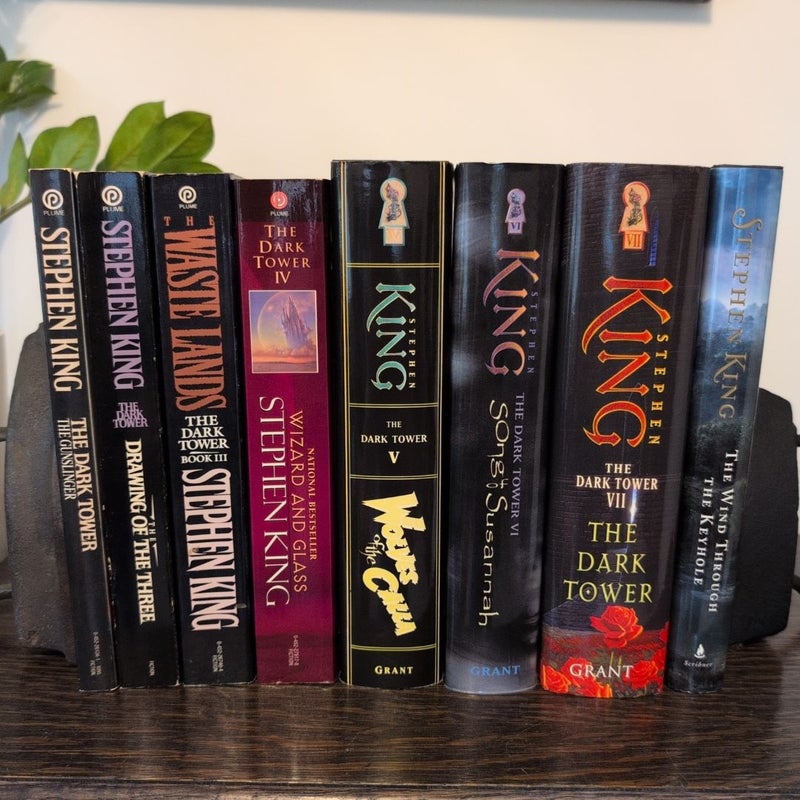The Dark Tower Set (Complete Illustrated 8 book set) 1st editions