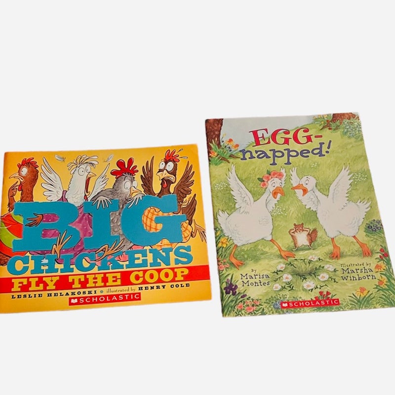 Chickens Fly the Coop, Egg-Napped! Book (Bundle)