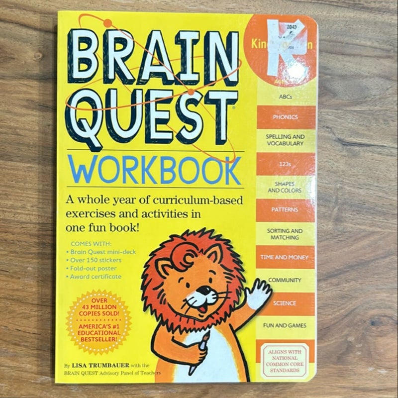 Brain Quest Workbook: Kindergarten