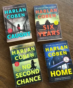 Harlan Coben bundle - Caught, Six Years, No Second Chance, and Home