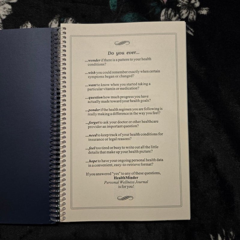 HealthMinder Personal Wellness Journal