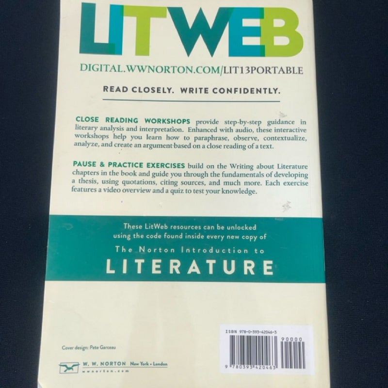 The Norton Introduction to Literature