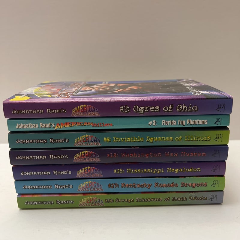 American Chillers (7 Book) Bundle: Ohio, Flordia, Illinois, Washington, Mississippi, Kentucky, & South Dakota