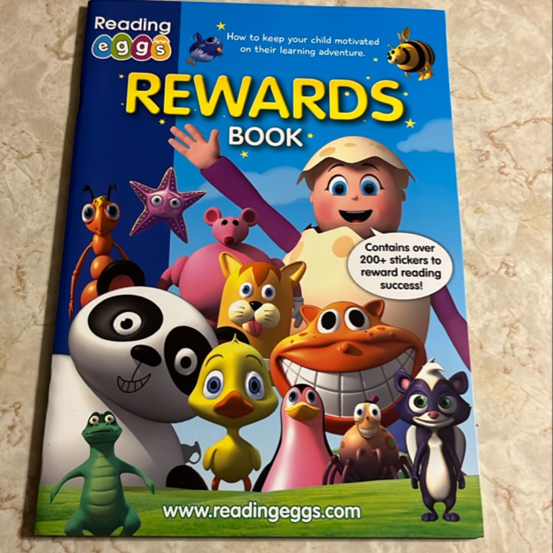 Reading Eggs and Math Seeds Rewards Book
