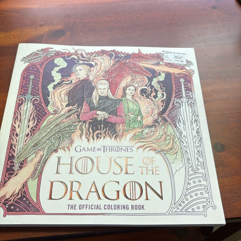 House of the Dragon: the Official Coloring Book