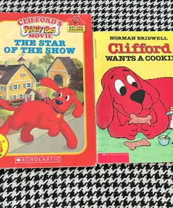 Clifford first edition,out of print bundle: Clifford Wants a Cookie and The Star of the Show 