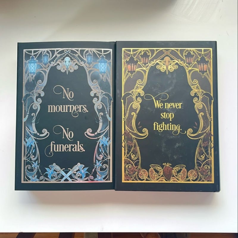 Six of Crows and Crooked Kingdom Into the Grishaverse Signed Owlcrate Special Editions