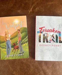 Devney Perry SIGNED The Outpost AND Forsaken Trail SIGNED special edition